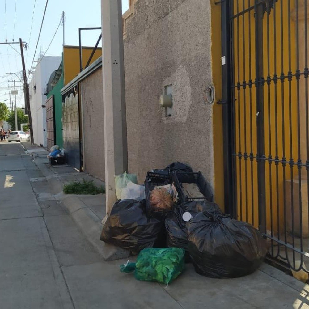 The central sector of Los Mochis follow the problems with garbage