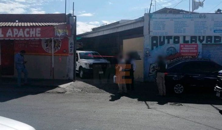 Quitan la vida a hombre dentro de auto lavado en Morelia, Michoacán