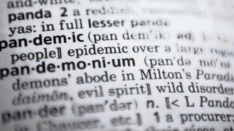 Dictionary.com eligió “pandemia” como la palabra del año