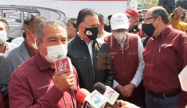 Entre abucheos y peleas, Raúl Morón arranca construcción de puente vehicular en Siervo de la Nación