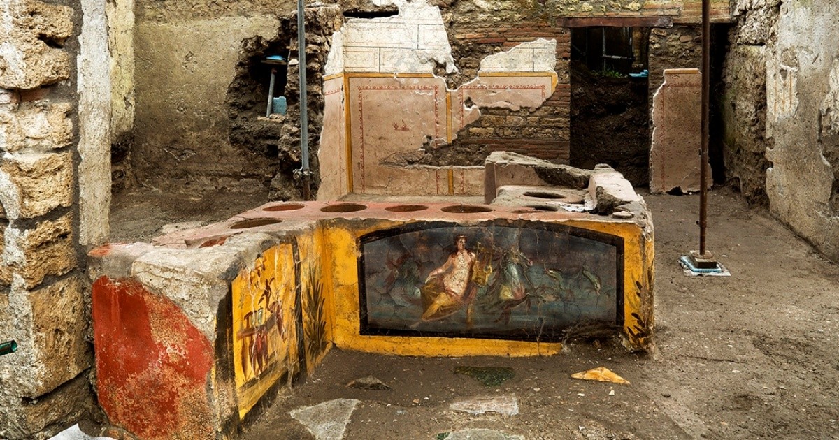 Hallan en las ruinas de Pompeya la versión romana de un local "fast food"