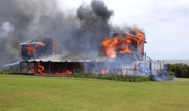 La mansión de Alan Faena en Uruguay quedó destruida por un incendio