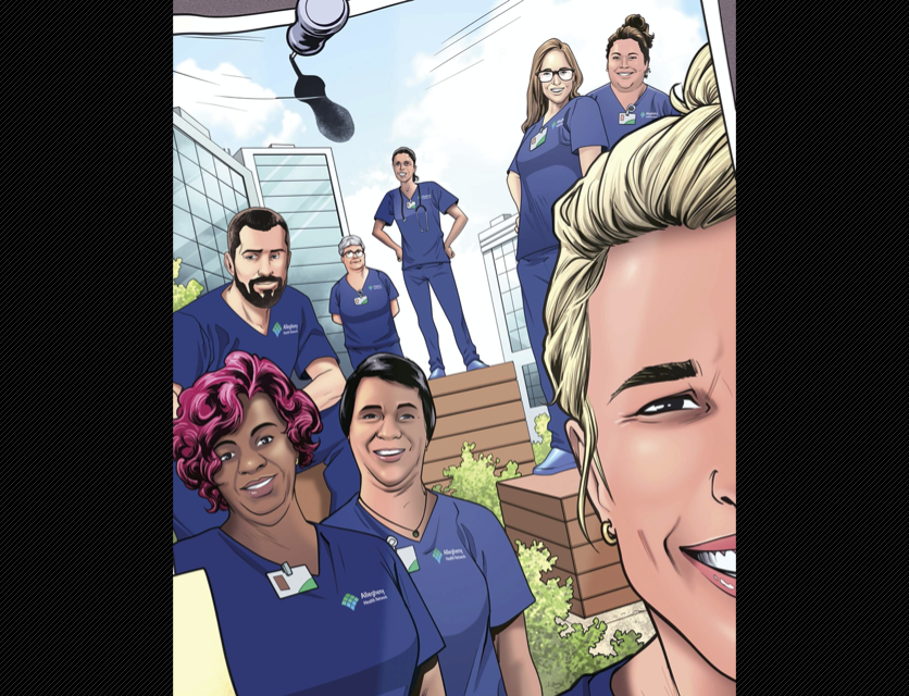 Lanzan cómic en homenaje a los enfermeras que libran la batalla contra el COVID-19 Marvel lanza comic en homenaje a enfermeras que luchan contra COVID-19