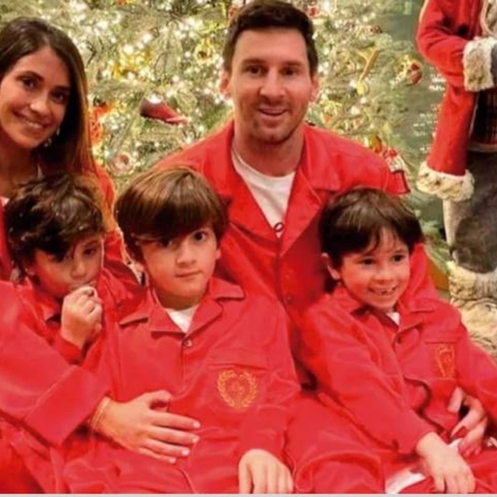 Lionel Messi festejó así la Navidad con su familia en Argentina