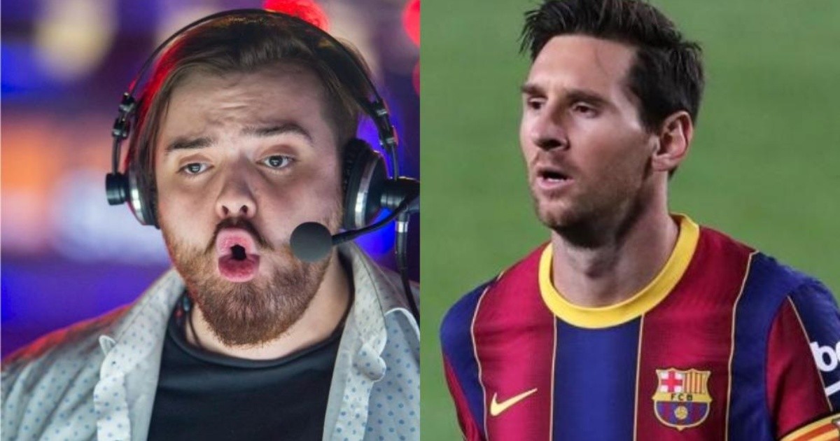 Mirá la reacción de Ibai Llanos cuando le preguntaron a Messi sobre él