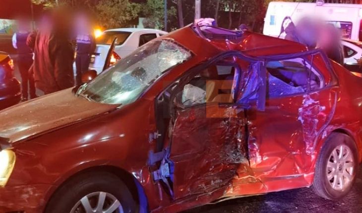 Patrulla y auto particular protagonizan choque en Morelia; hay 2 lesionadas