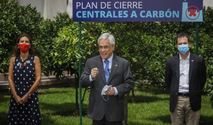 Presidente Piñera encabezó cierre de central a carbón Ventanas 1