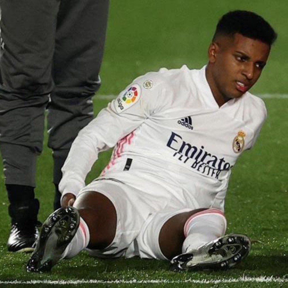 Rodrygo sufre una lesión muscular confirmó el Real Madrid