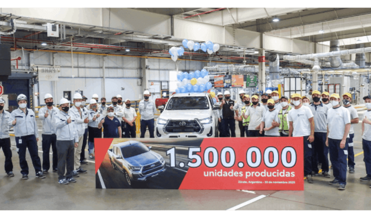 Toyota y un número récord: logró un millón y medio de unidades producidas