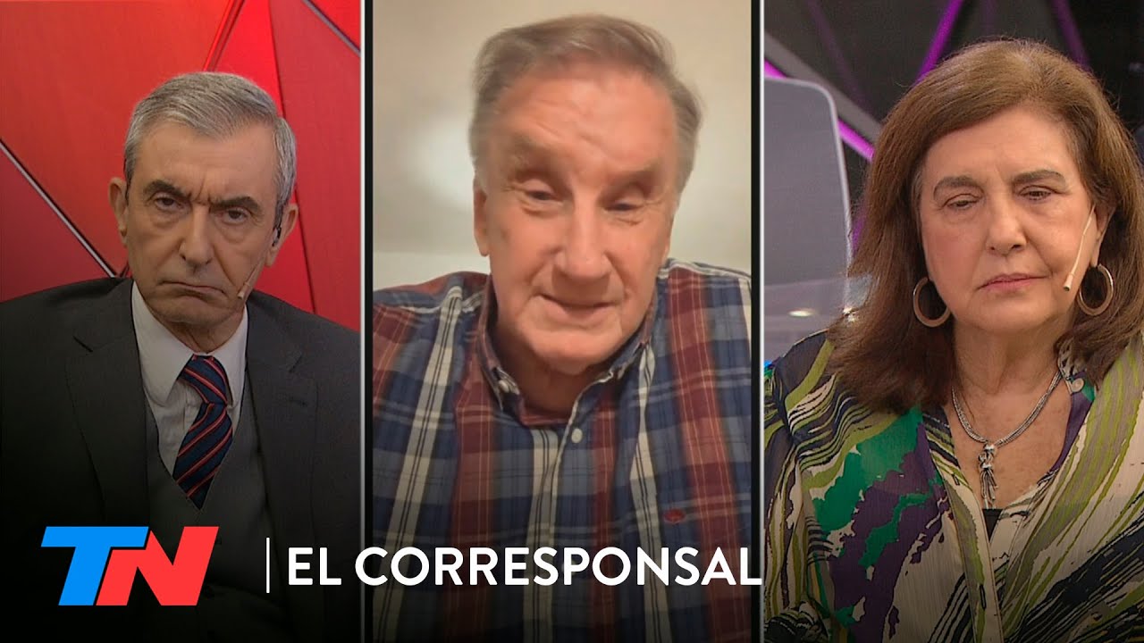 José Abadi y Angela Gentile con Nelson Castro en EL CORRESPONAL