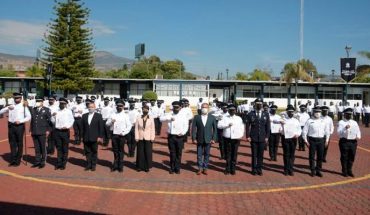 translated from Spanish: 98 new officers to join Morelia Police from January 2021