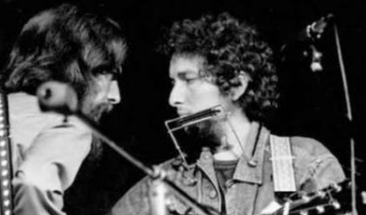 translated from Spanish: Bob Dylan launches sessions with George Harrison