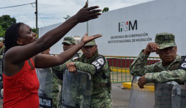 translated from Spanish: CNDH points to INM for the death of a migrant during a mutiny