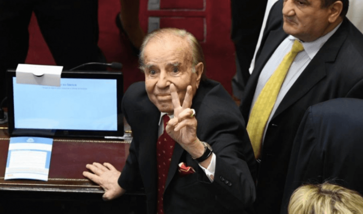 translated from Spanish: Despite a slight improvement, Menem remains in a delicate state