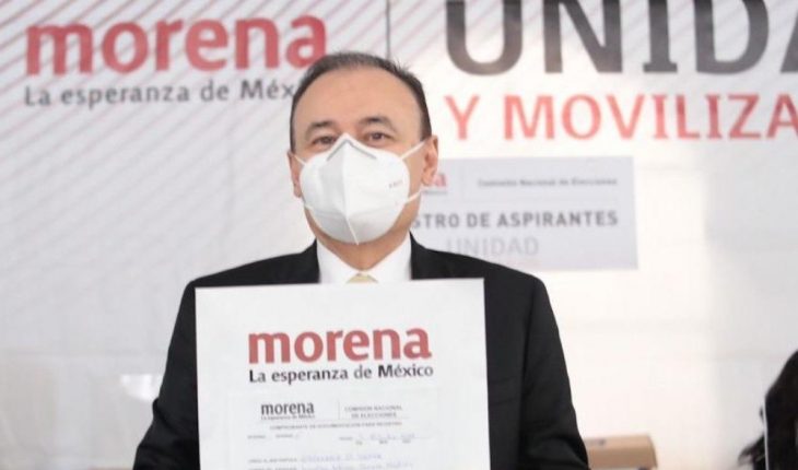 translated from Spanish: Durazo registers as Morena’s pre-born in Sonora