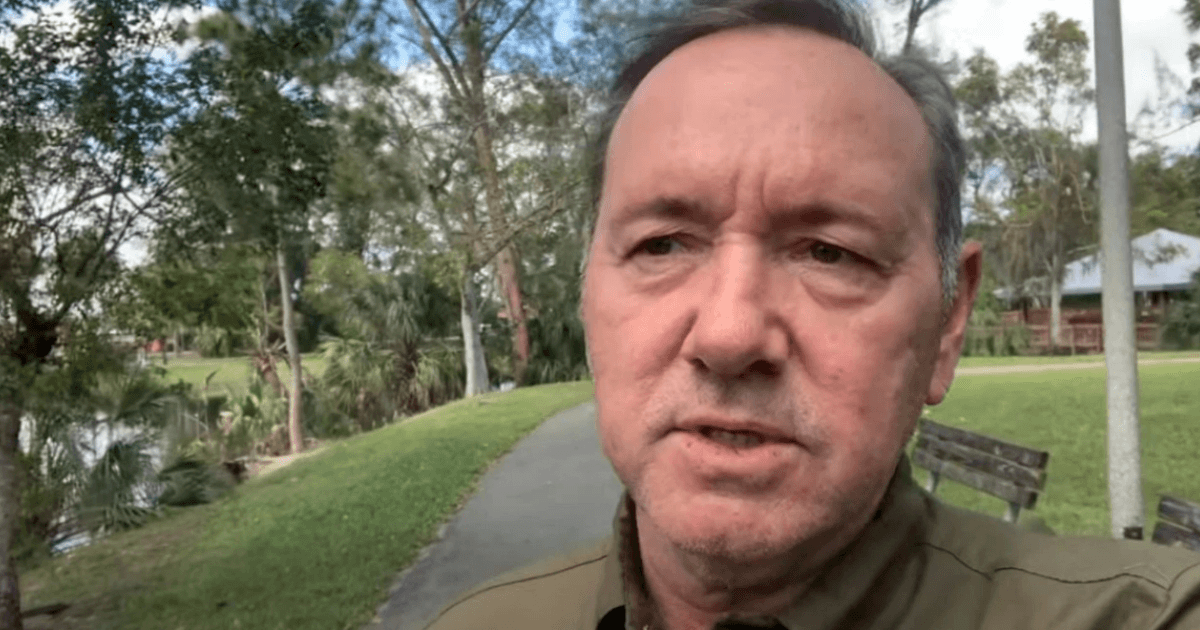 Kevin Spacey appeared in public with a grim Christmas message