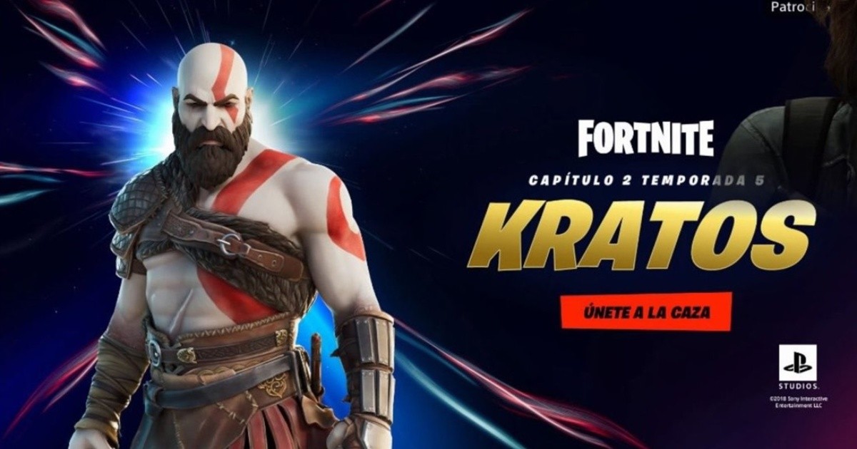 Kratos arrives in Fortnite in a PlayStation-exclusive style