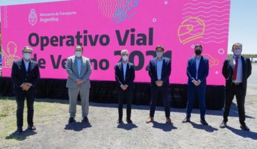 translated from Spanish: The Ministry of Transport presented the Summer 2021 Road Operation