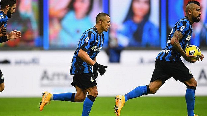 Vidal, Alexis and Medel were Inter's triumphal starters over Bologna