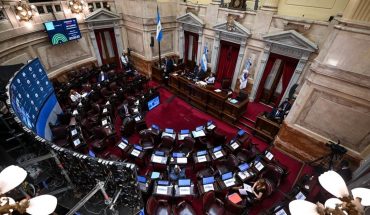 translated from Spanish: With 42 affirmative votes, the Senate passed the wealth tax