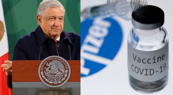 Anuncia AMLO que México recibirá menos vacunas de Pfizer para que países pobres pueden acceder a ellas(video)