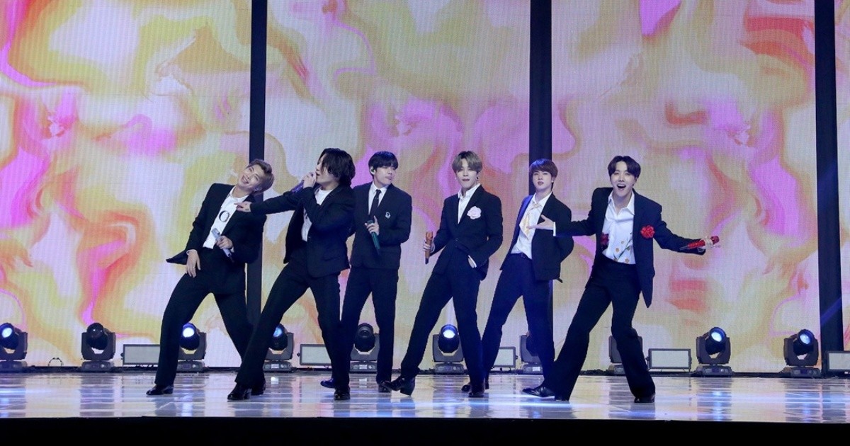 Bandas de k-pop brindaron un concierto para recibir el 2021 en Corea del Sur