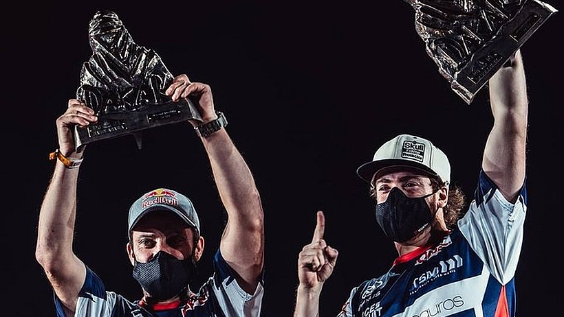 Francisco ‘Chaleco’ López no pudo celebrar a cabalidad como campeón del Dakar 2021 por la pandemia