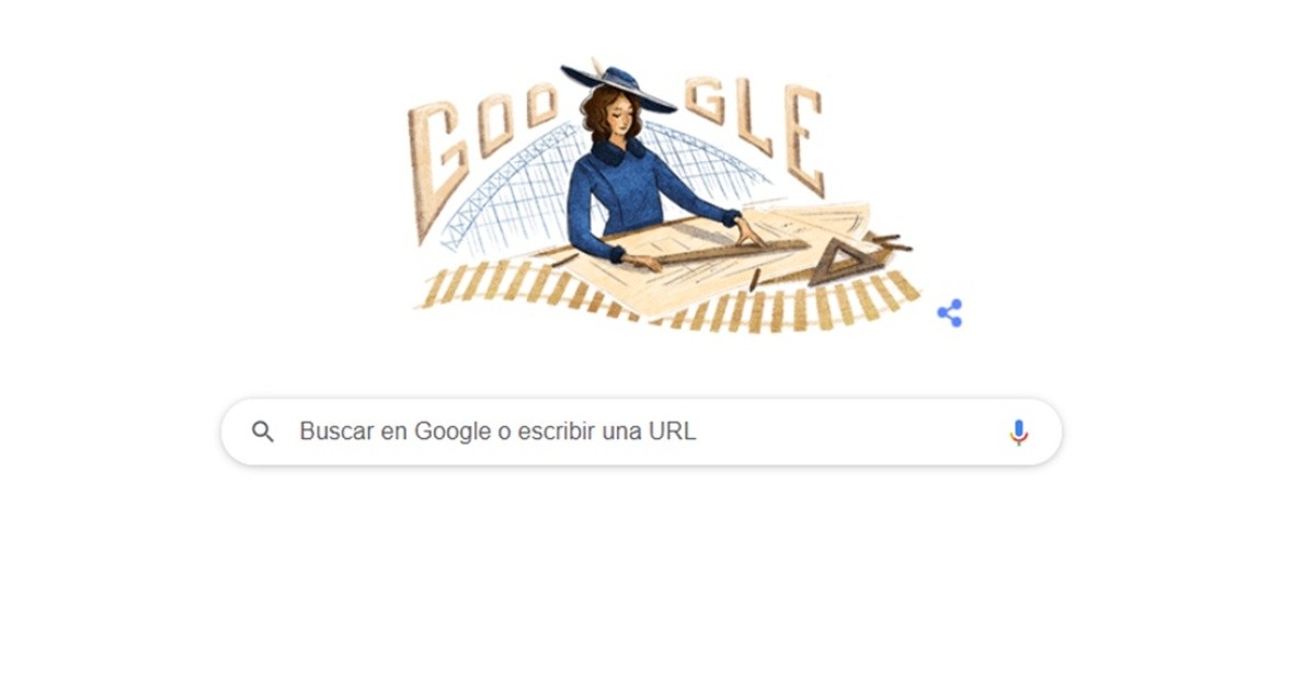 Google dedicó su Doodle a la ingeniera chilena Justicia Espada Acuña