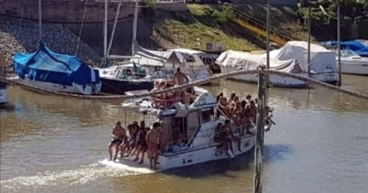 Hicieron una fiesta clandestina en un yate y casi se hunde por la cantidad de jóvenes a bordo