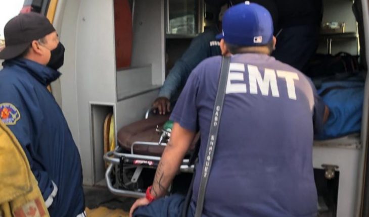 Hombre resulta herido tras operar montacargas en Mazatlán