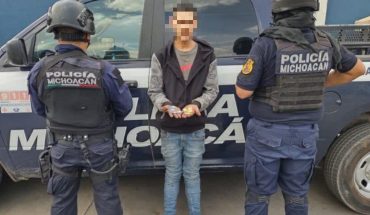 Una vez más es detenido un joven con droga en Jacona, Michoacán