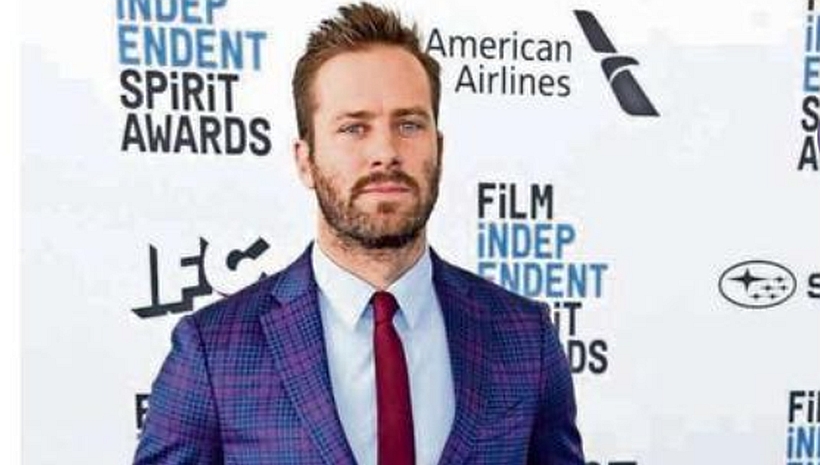 Armie Hammer leaves tape over accusations of cannibalism