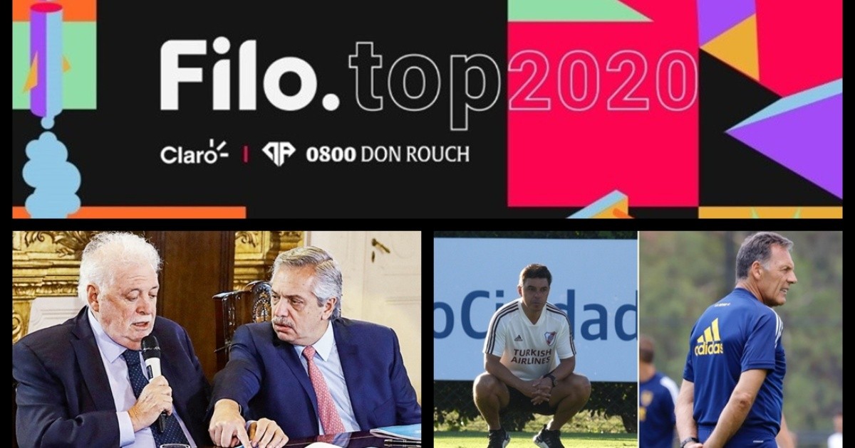 Filo.top 2020: Meet the winners!; Government suspended the increase in prepayouts; River-Boca and the first superclassic of the year; Pinamar and more...