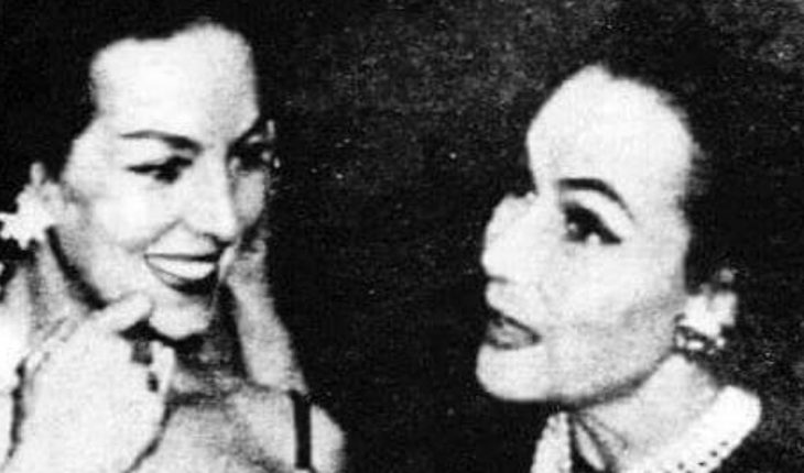 translated from Spanish: The rivalry between Maria Felix and Dolores del Río for fame