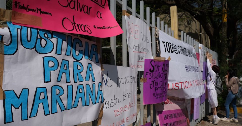 Dan prisión preventiva a presunto acosador de Mariana, joven asesinada