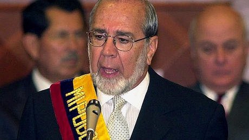 Falleció expresidente de Ecuador Gustavo Noboa