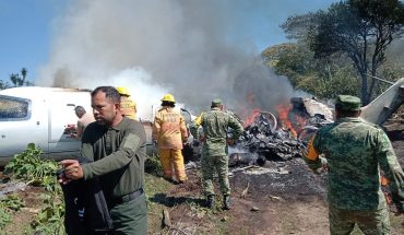 Mueren seis militares tras desplome de aeronave en Veracruz