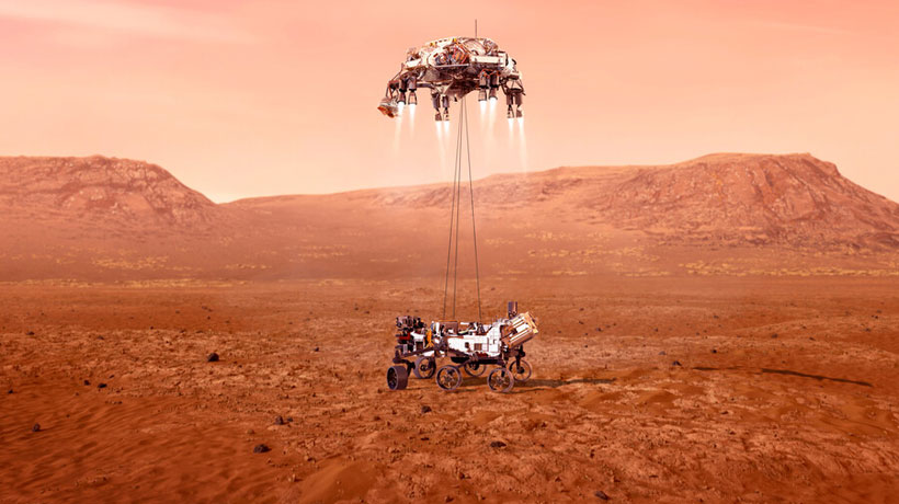 Perseverance: Explorador de la NASA se posó sobre la superficie de Marte y envió primeras imágenes
