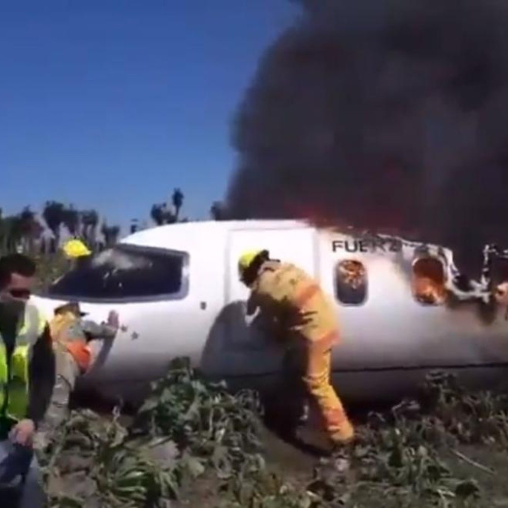 Se estrella avioneta en Veracruz; hay 7 muertos