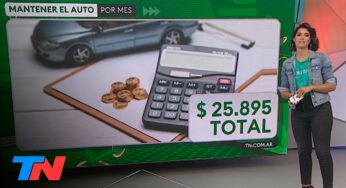Video: Cuidar el auto, todo un presupuesto: mantenerlo puede costar hasta $25 mil por mes