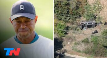 Video: Tiger Woods sufrió un grave accidente automovilístico y fue trasladado de urgencia a un hospital