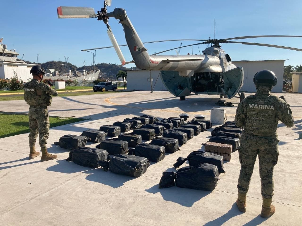 After persecution, Semar secures 731 kilos of cocaine in Michoacán