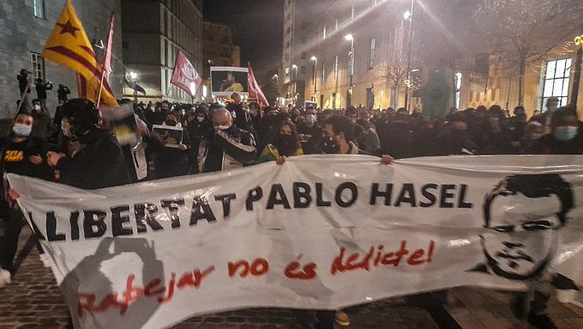 Spain lives its fifth night of protests after Pablo Hasél's arrest