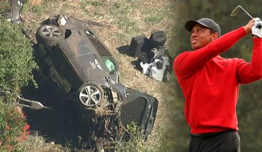 translated from Spanish: Tiger Woods had rods and screws placed on his legs