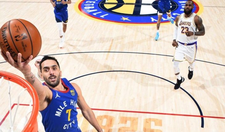 translated from Spanish: With a brilliant performance by Campazzo, Denver beat the Lakers