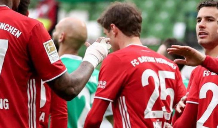 Bayern Múnich sigue líder tras vencer al Werder Bremen