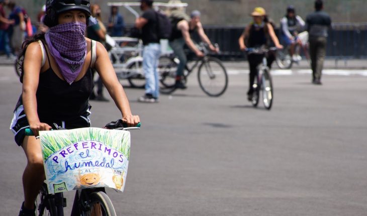 Ciclistas denuncian agresiones durante protesta #YoProtejoElHumedal