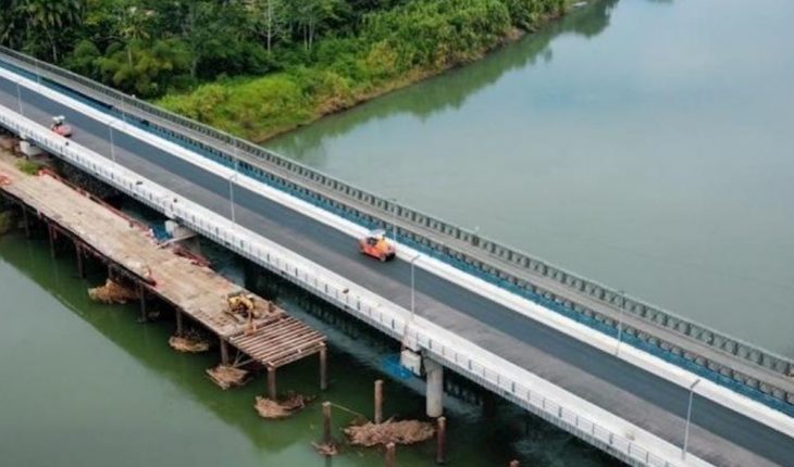 Costa Rica y Panamá inauguran puente financiado por México