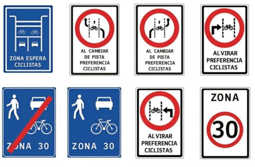 Debutan 16 señaléticas ideadas para armonizar el tránsito de autos, bicicletas y motos en la ciudad