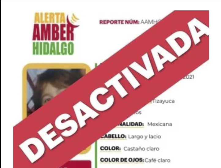 Encuentran el cuerpo de niña de 7 años que desapareció en Hidalgo
